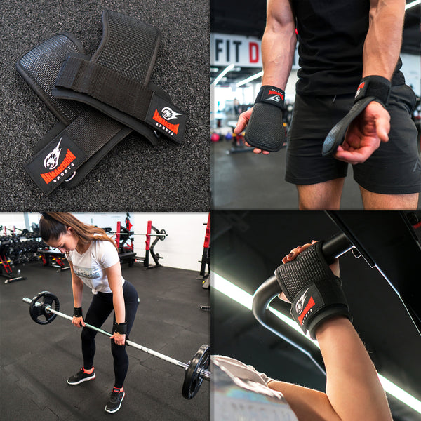 weight lifting grip wrist straps gym