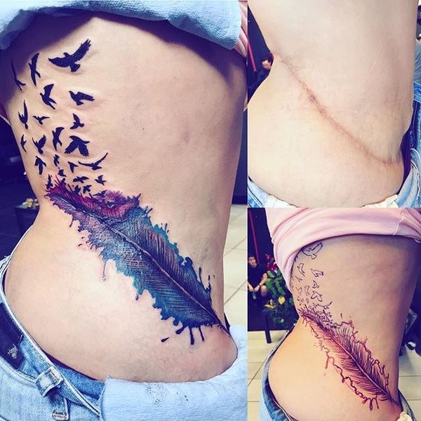 @the_miachine  tatouage tatoo tattoo cacher masquer blessure cicatrice tattoo-ephemere tatouage temporaire faux tatouage