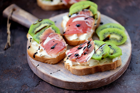 Kiwi Prosciutto Toast