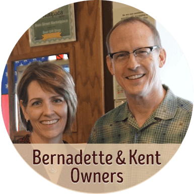 Bernadette & Kent, Owners