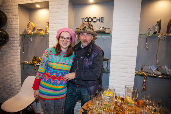 TOOCHE designer Michelle Shehurina and co-owner Yuris Emils Svans