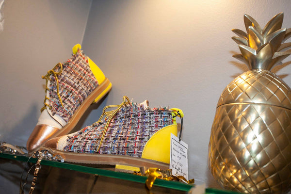 TOOCHE lemon pineapple shoes