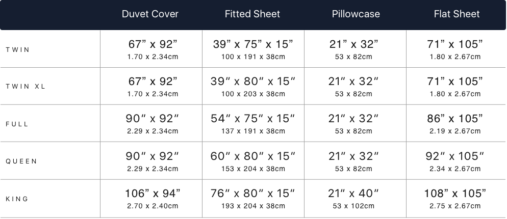 size guide