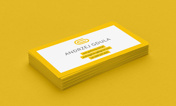 Download Business Card Mockups In A Yellow Background 4 Views Mockup Hunt PSD Mockup Templates