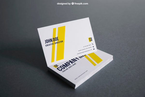Download 100 Free Psd Business Card Mockups For 2018 Tagged Yellow Mockup Hunt PSD Mockup Templates