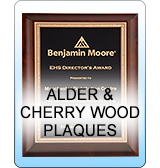 Alder & Cherry Wood Plaques