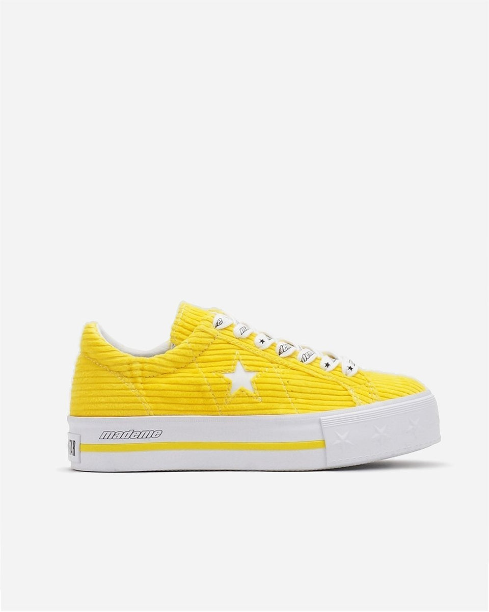 converse made me yellow