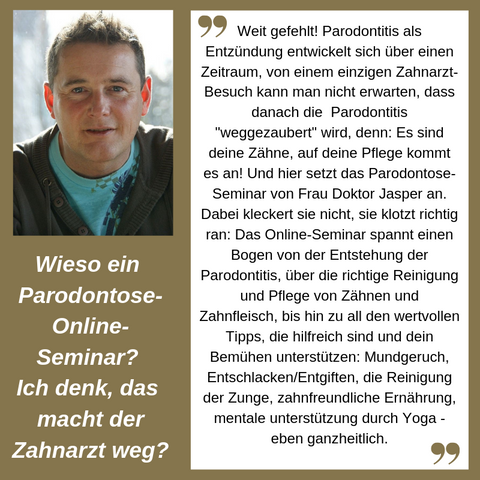 Meinung zum Paradontose Online Seminar