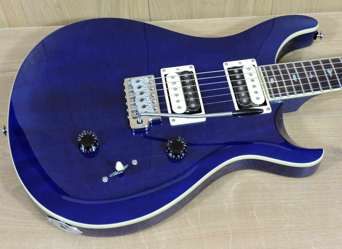 prs se standard translucent blue