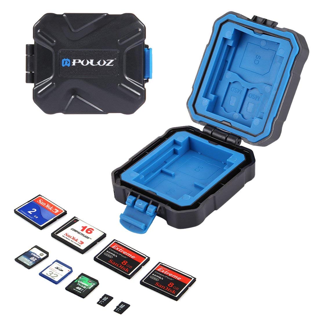 Memory Cards Case Puluz Waterproof Micro Sd Cf Tf Card Holder Stocker Zorrlla 1747