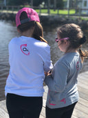 Girl's Long Sleeve Dri-Fit (White)