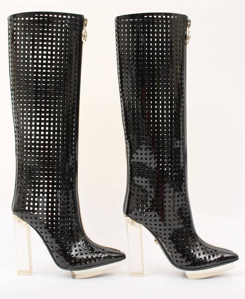 versace platform boots