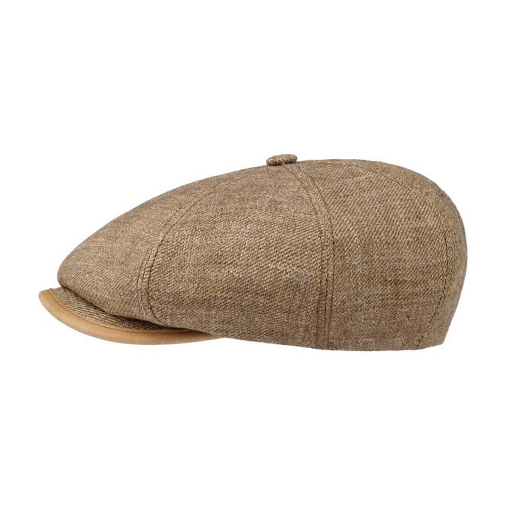 8 panel flat cap