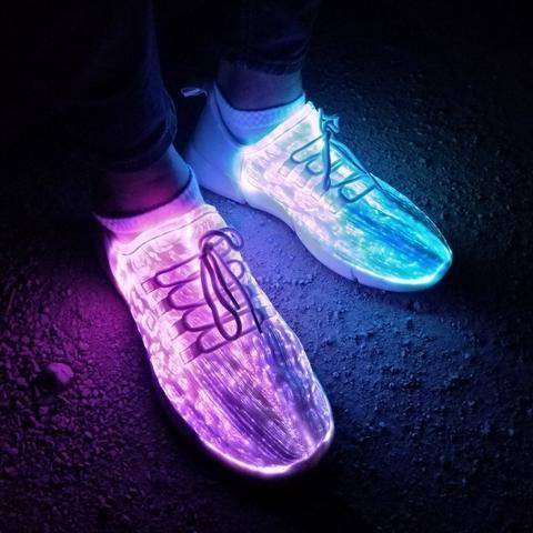 Fiber Optic Shoes - Light Up Shoes For 