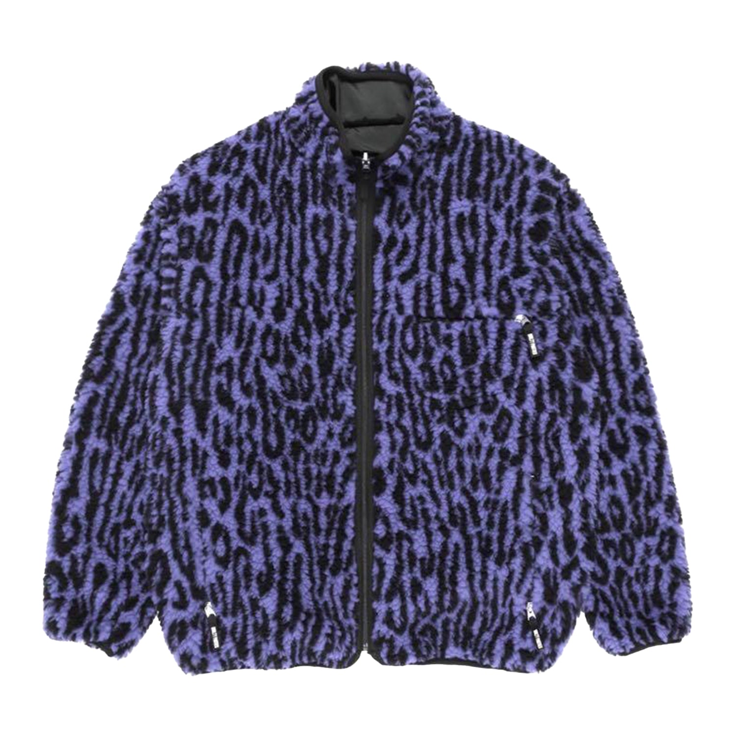 Reversible Boa Fleece Jacket (Purple) – Lower East Coast