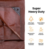 Super Heavy Duty Poly Tarp Cover Thick 16 Mil, 8 oz.