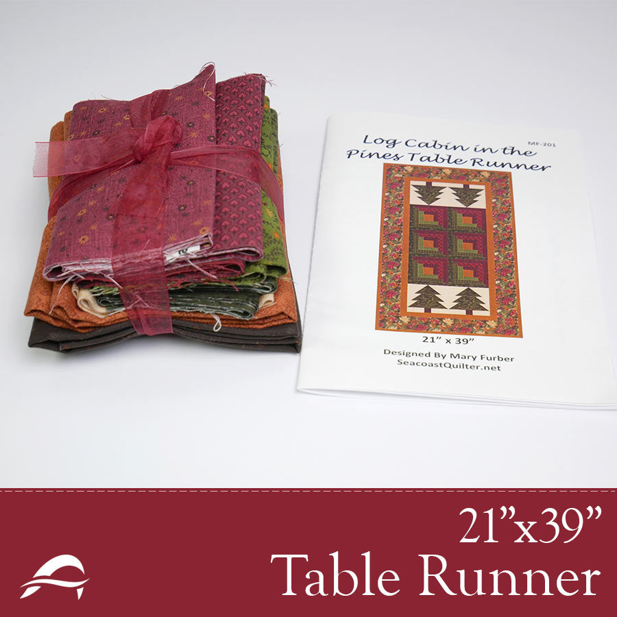 Log Cabin In The Pines Table Runner Kit 21 X 39 Anderson