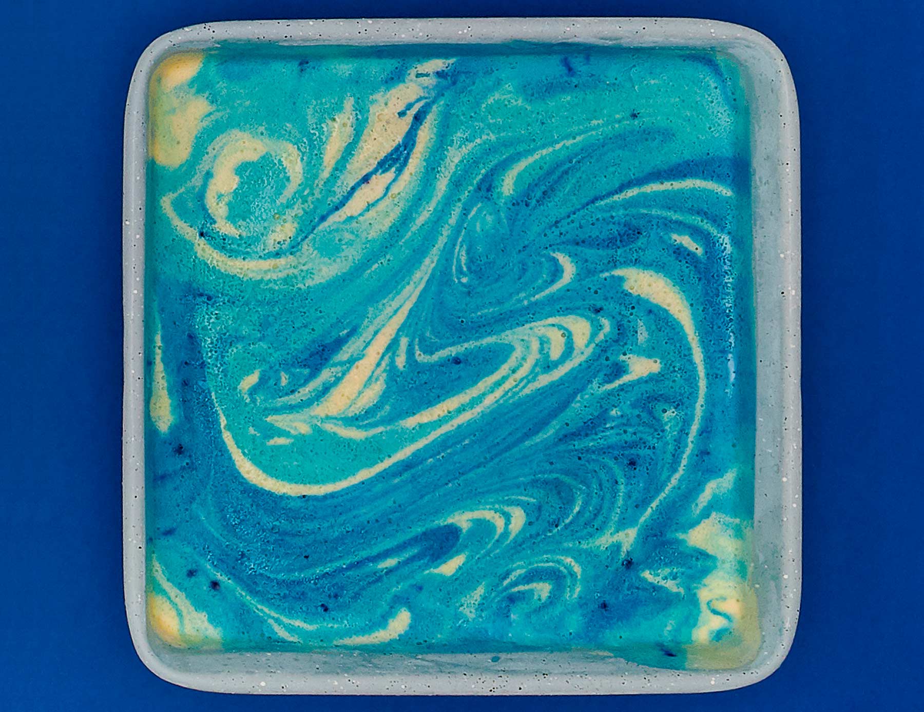 Ocean Blue Marble Ice Cream