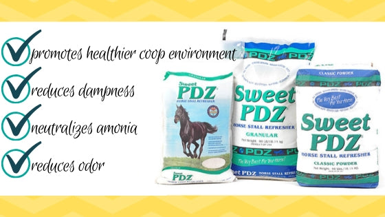 sweet pdz chicken coop amonia neutralizer