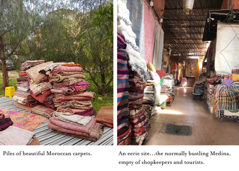 piles-of-moroccan-rugs-empty-stalls-at-market-during-covid