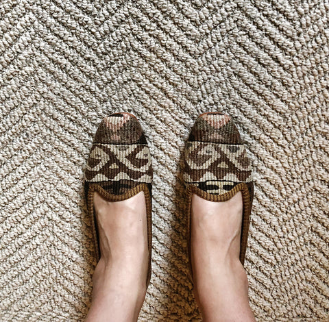 Artemis design co kilim loafers
