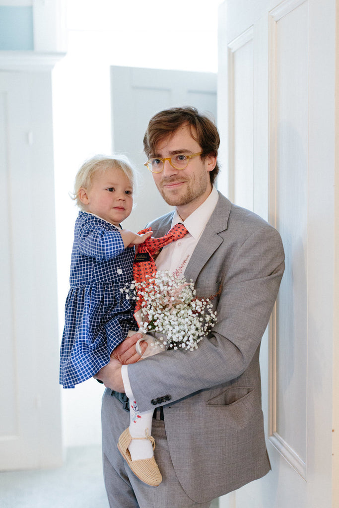 Wedding party in the church.