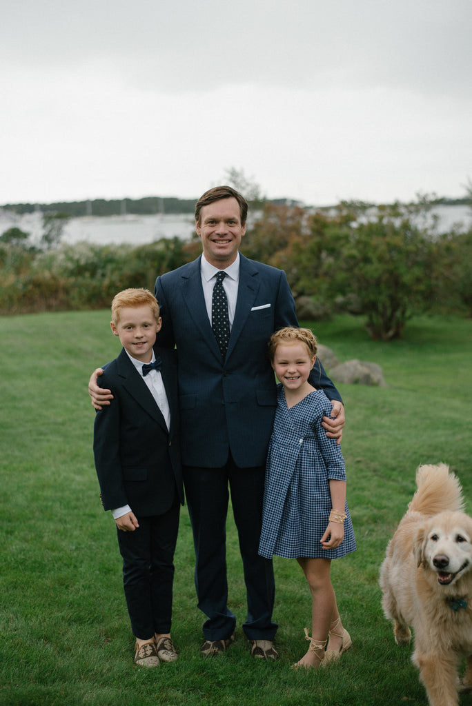 Groom, ring barer and flower girl all in kilim shoes.