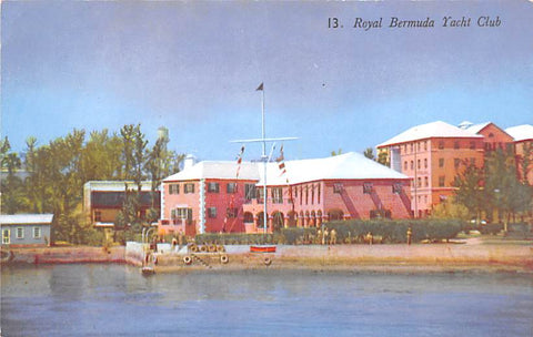 painting of royal bermuda yacht club. 