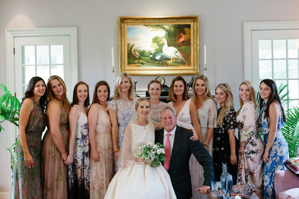 Portrait of the brides family.