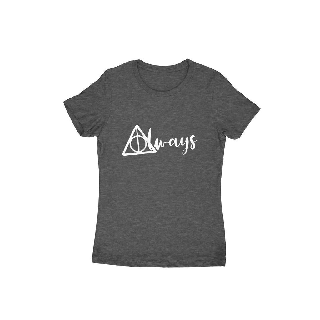 Women Harry Potter Always T Shirt Halo Folks 9912