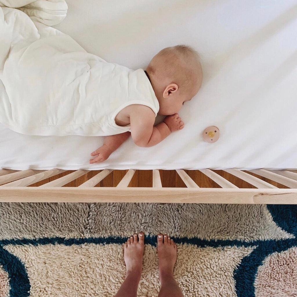 Baby Sleeping Can Roll Over in a Bamboo Sleep Bag