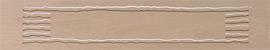 Decorative Risers - Rustic Line Subtle 1/4"thick x6 1/2"H x 47"W