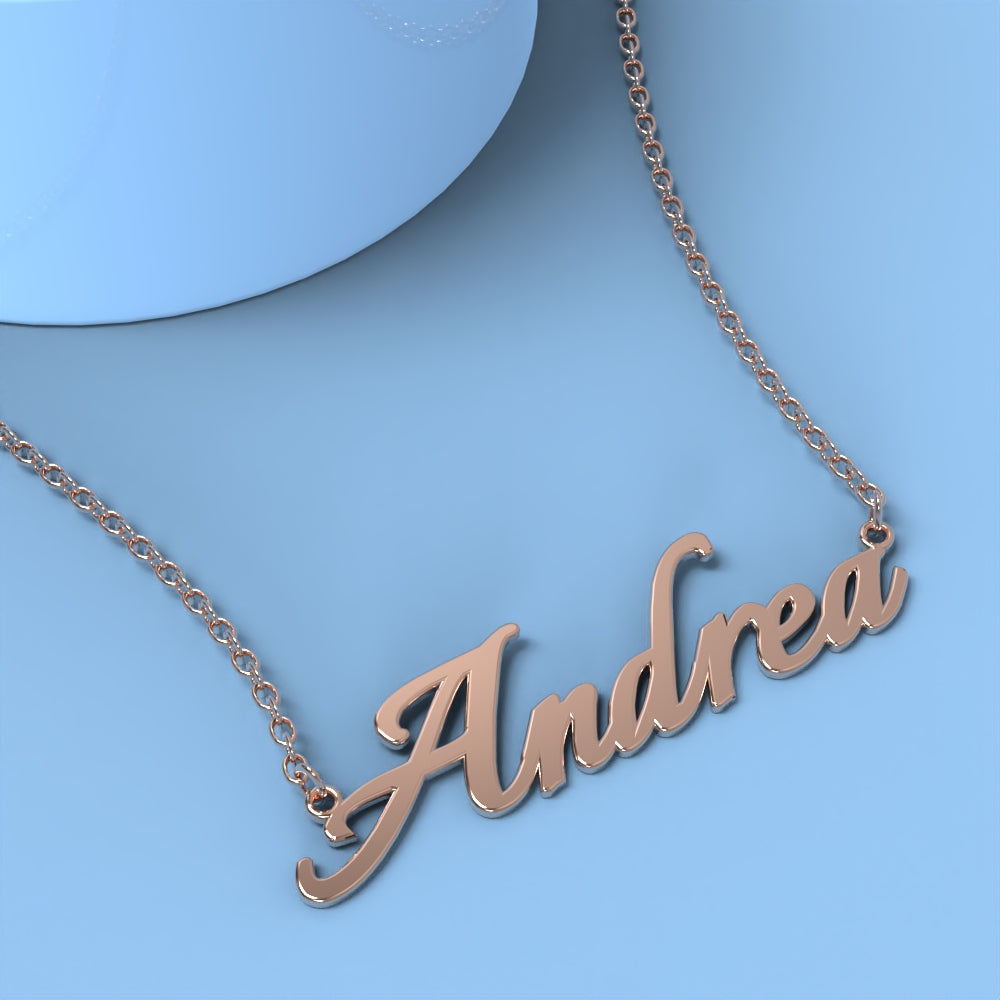 andrea name necklace