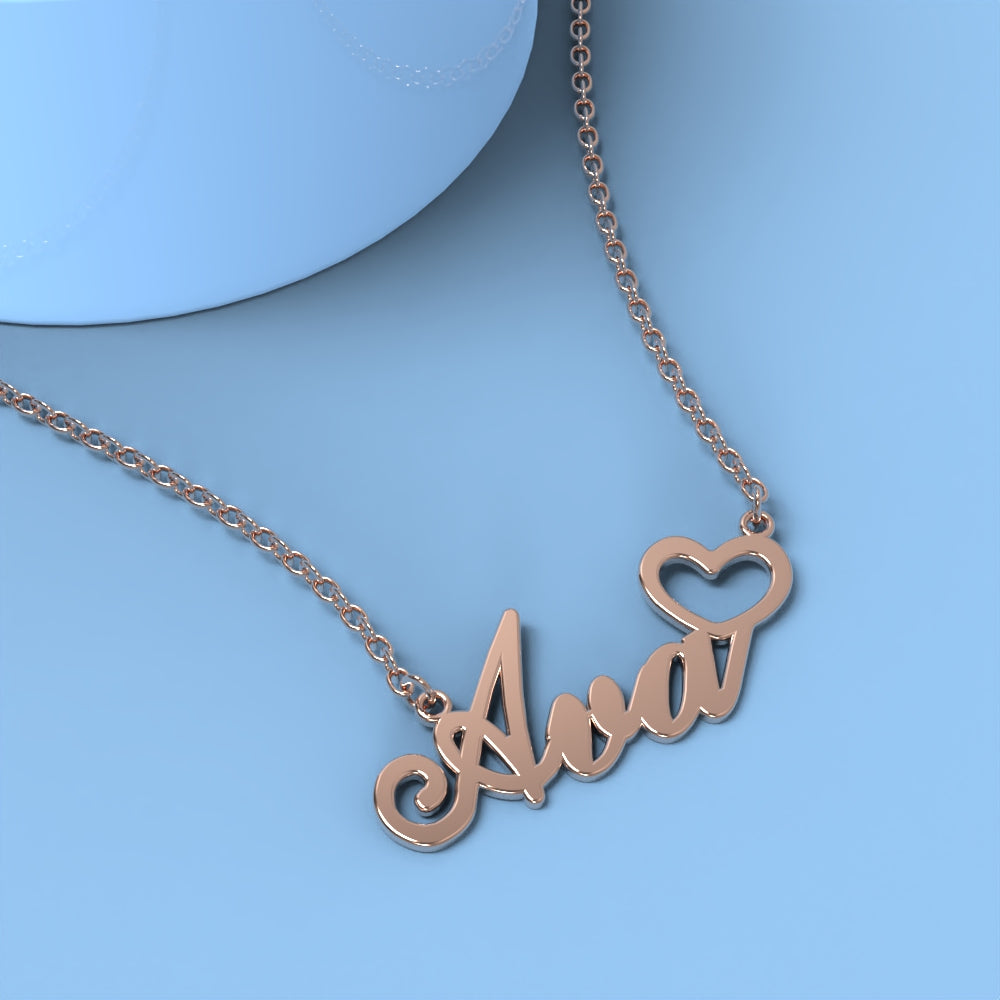 name necklace ava