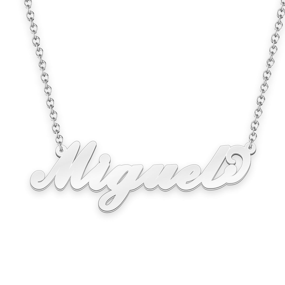 miguel name necklace