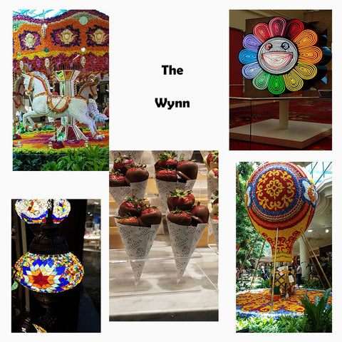 Artwork at the Wynn in Las Vegas featured in a blog post by Jackie Vujcich of Colorado Creations Quilting