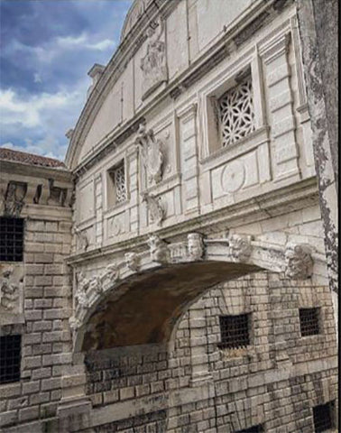 Bridge of Sighs in Venice by Jackie Vujcich featured in a blog post by Jackie Vujcich of Colorado Creations Quilting