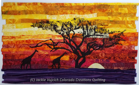 Across the Serengeti by Jackie Vujcich available at Colorado Creations Quilting