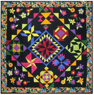 Fantasy Flowers by Jackie Vujcich available at Colorado Creations Quilting