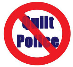 No Quilt Police sign Colorado Creations Quilting