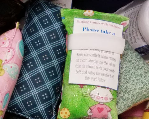 Chemo port pillows directions to make them available at Colorado Creations Quilting