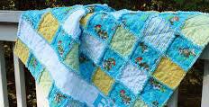 Image of rag quilt.