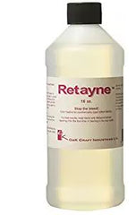 Bottle of Retayne used to prewash fabrics for quilting by Colorado Creations Quilting