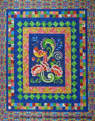 Birds of a Feather Medallion Quilt by Jackie Vujcich for Colorado Creations Quilting