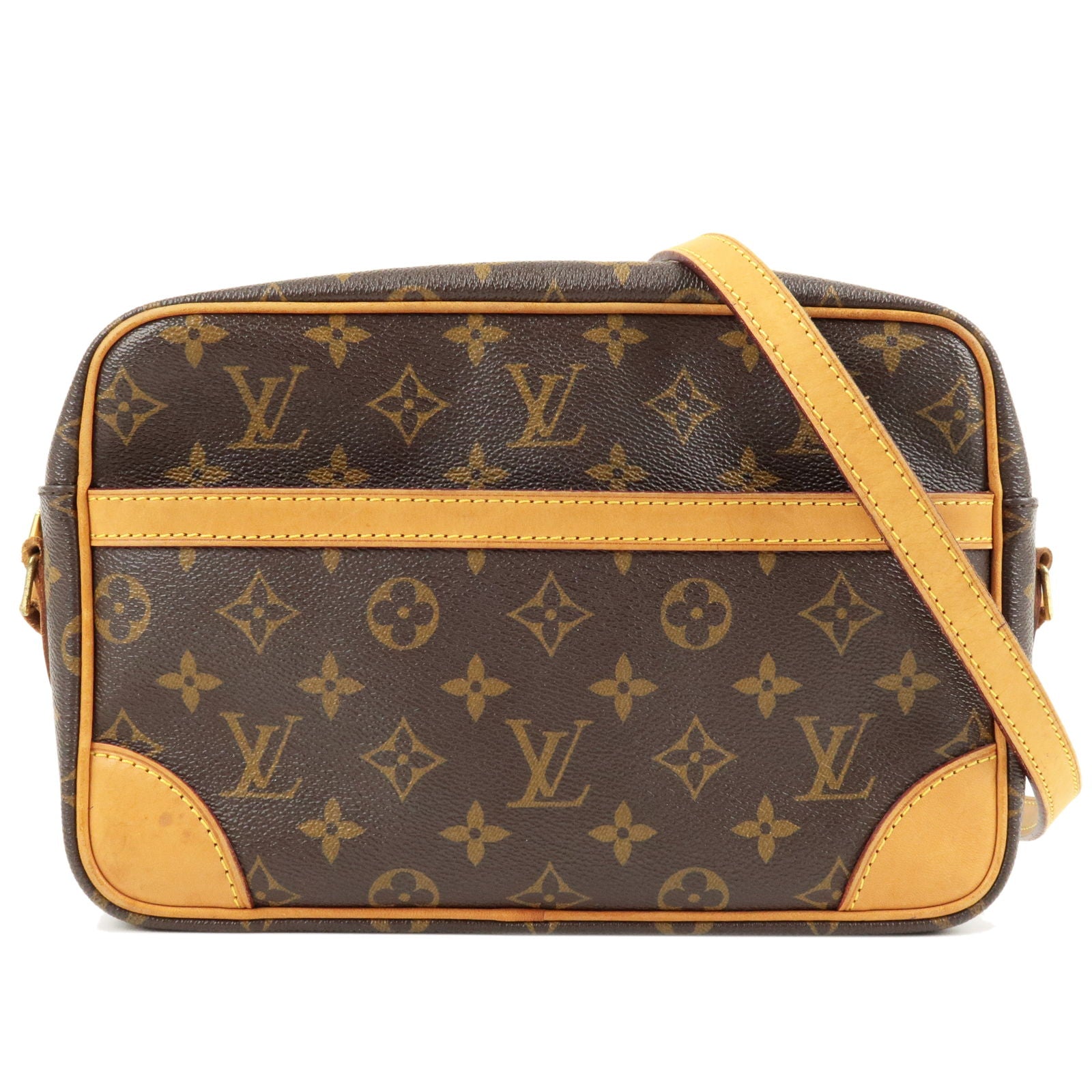 Sac Louis Vuitton Trocadéro en Toile Monogram et Cuir