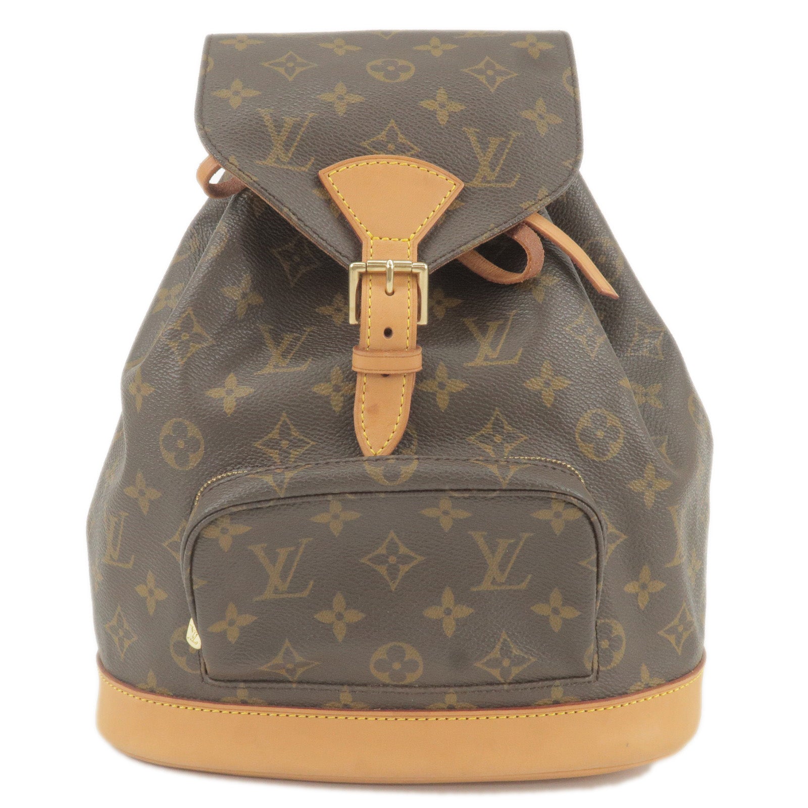 3ac2892]Auth Louis Vuitton Rucksack Monogram Montsouris MM M51136