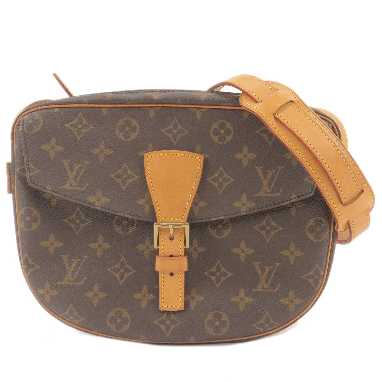 LOUIS VUITTON Pleaty Monogram Denim Satchel Bag Blue-US