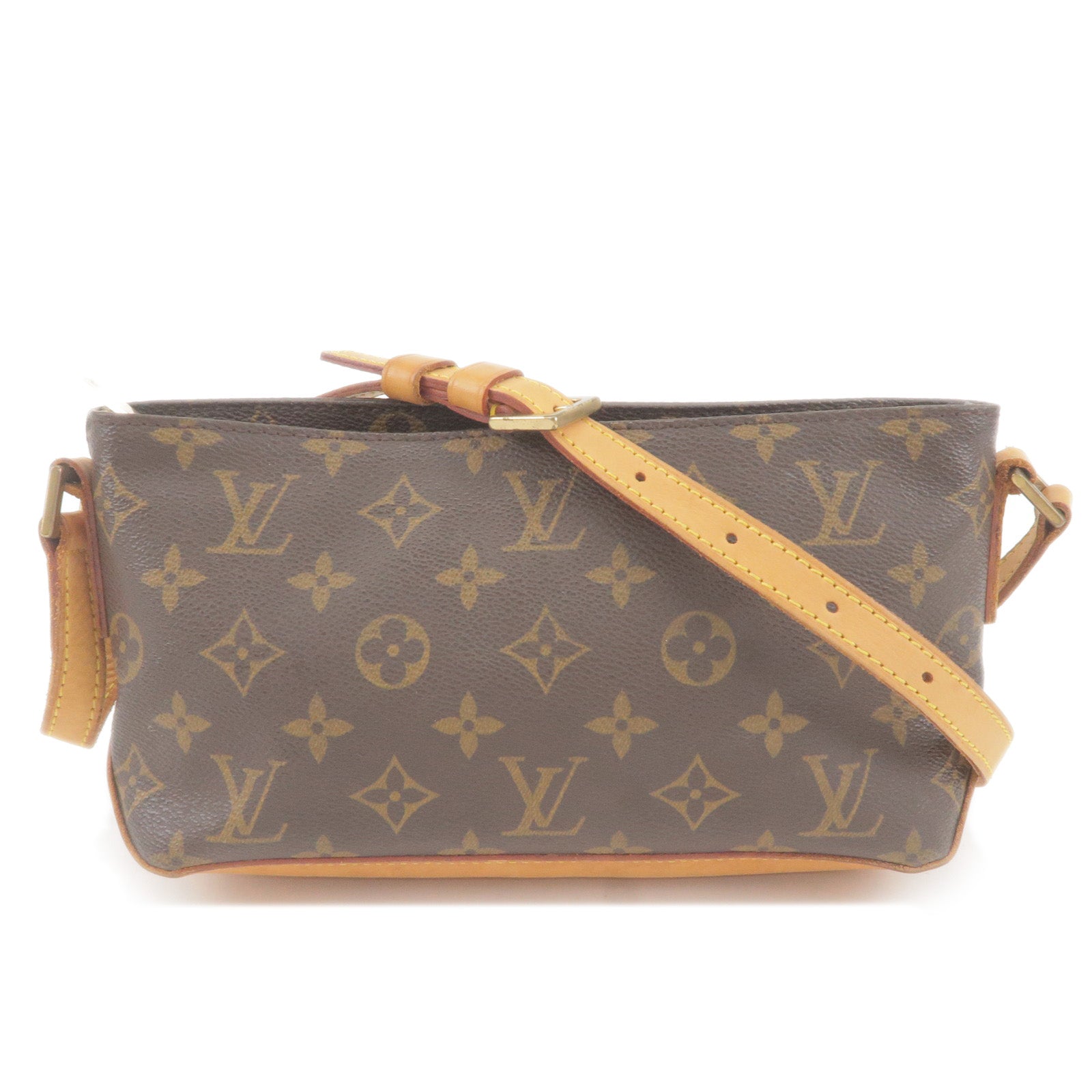 Louis Vuitton handbag in beige monogram canvas Idylle and brown