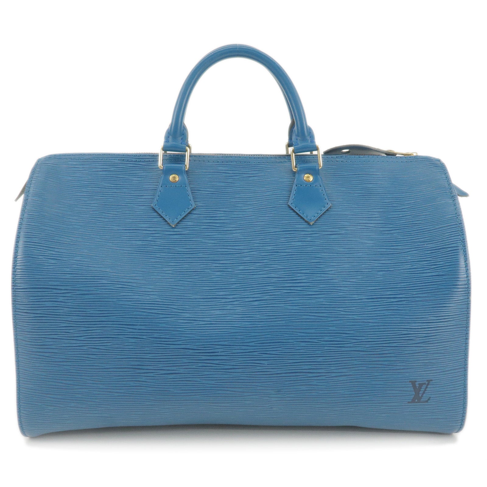 ep_vintage luxury Store - Toledo - Vuitton - Boston - 35 - Blue - Bag -  Speedy - Leather - Louis - M42995 – dct - Epi - Vikander s Louis Vuitton  heels