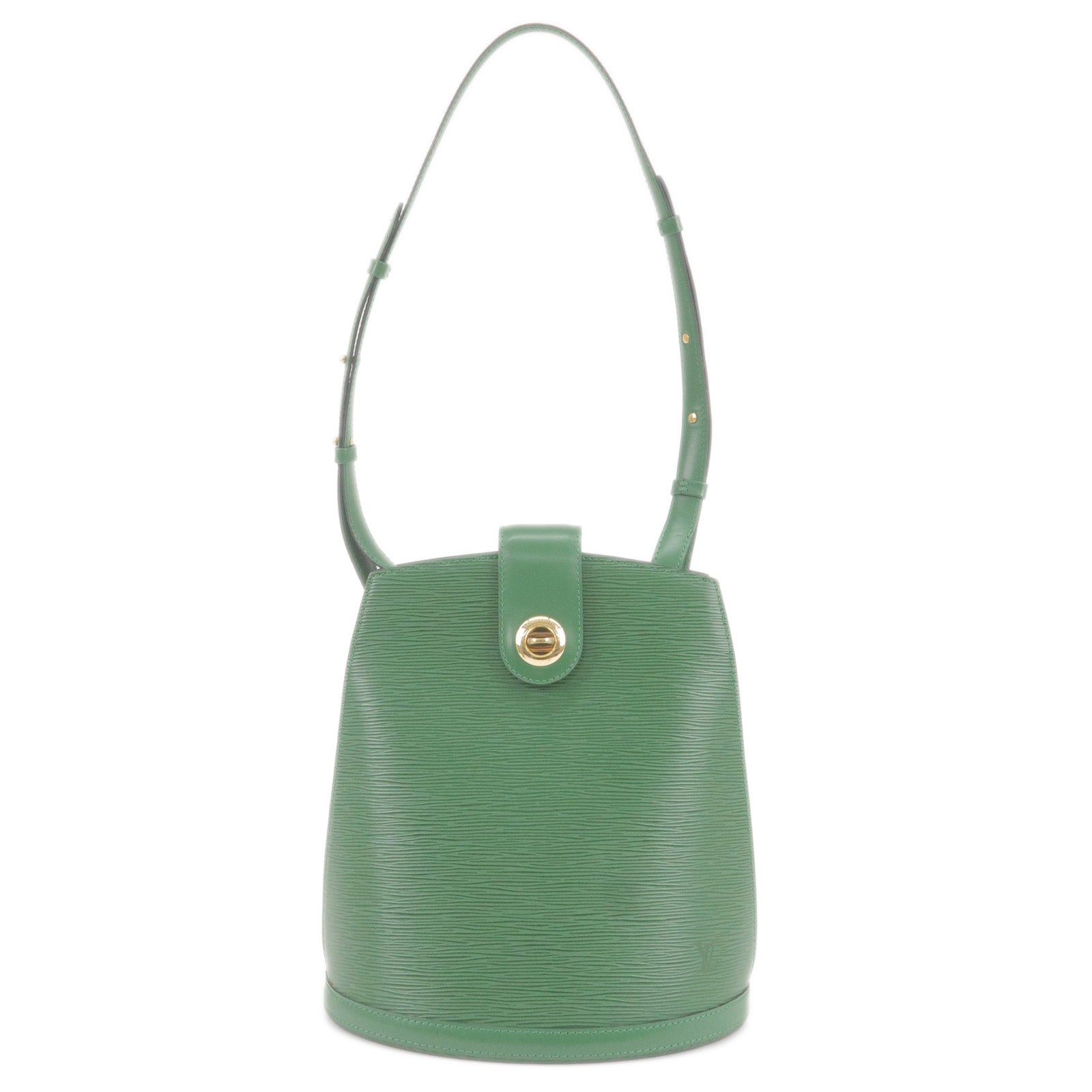 Green Louis Vuitton Epi Cluny Shoulder Bag